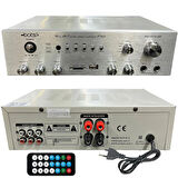Bots BT-601 2 X 40 Watt Stereo Amfi USB, SD Kart 12 Volt Anfi Kumandalı Stereo Amfi