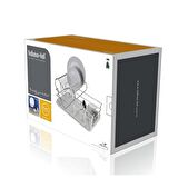 Tekno Tel İki Katlı Tezgah Üstü Kalp Bulaşıklık Tabaklık KB-011  