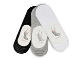 Siyah  Socksmax 2226 3Lü Siyah-Beyaz-Gri Suba Erkek Çorabı