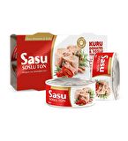 Sasu Kuru Domatesli & Soslu Ton Balığı 2x160G Bütün Dilim