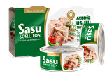 Sasu Akdeniz Usulü Ton Balığı 2x160G Bütün Dilim