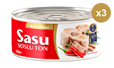Sasu Acılı Ton Balığı 3x160G Bütün Dilim