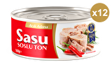 Sasu Acılı Ton Balığı 12x160G Bütün Dilim