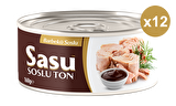 Sasu Barbekü Soslu Ton Balığı 12x160G Bütün Dilim