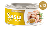 Sasu Hardal Soslu Ton Balığı 12x160G Bütün Dilim