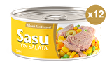 Sasu Mısırlı Ton Salata 12x160G Bütün Dilim