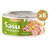 Sasu Tahıllı Ton Salata 3x160G Bütün Dilim