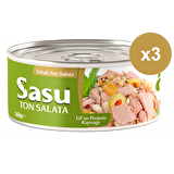 Sasu Tahıllı Ton Salata 6x160G Bütün Dilim