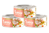 Sasu Pirinçli Ton Salata 3x160G Bütün Dilim