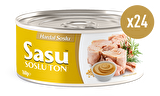 Sasu Hardal Soslu Ton Balığı 24x160G Bütün Dilim