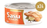 Sasu Norveç Somon Balığı 24x160G Bütün Dilim