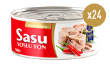 Sasu Acılı Ton Balığı 24x160G Bütün Dilim