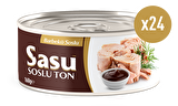 Sasu Barbekü Soslu Ton Balığı 24x160G Bütün Dilim