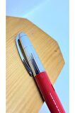 Fet Red Krom Tükenmez Kalem Red Silver