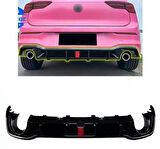 AUTOGP  Vw golf 8 gti arka tampon difüzörü ledli ışıklı piano black 2021+