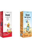 Imunol Balık Yağı Şurubu Portakal Aromalı 150ml + Imunol Şurup 150ml