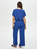 Beli Lastikli Straight Fit Viskon Krinkıl Pantolon S25PNT024