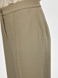 Önü Dikiş Detaylı Yırtmaçlı Wide Leg Fit Pantolon S25PNT009