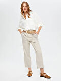 File Garnili Comfort Fit Ketenli Pantolon S25PNT029