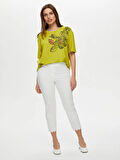 Paçası Brode İşli Straight Fit  Pantolon S25PNT036