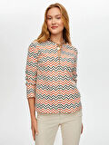 Zigzag Desen Örme Ceket S25CKT024