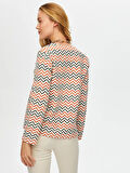 Zigzag Desen Örme Ceket S25CKT024