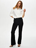 Flare Fit Örme Pantolon S25PNT040