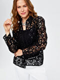 Payetli Crochet Ceket S25CKT052
