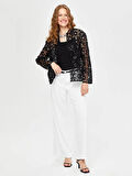 Payetli Crochet Ceket S25CKT052
