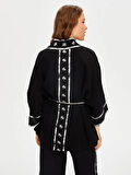 Resort Palmiye Baskılı Müslin Kimono S25KMN006