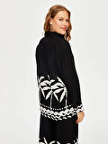 Resort Eteği Palmiye Desenli Monochrome Tunik S25TNK020