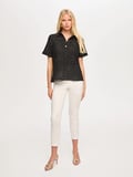 Polo Yaka Payetli Örme Bluz S26BLZ015