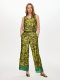 Beli Lastikli Jungle Desen Wıdeleg Fit Viskon Pantolon W27PNT004