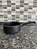GÜLSAN Siyah Granit Sosluk (Sütlük) Tava 14 Cm