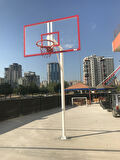 Mia Basketbol Potası 105*180 8 mm Solid Polikarbon 45 cm Sabit Çember
