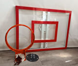 Mia Basketbol Panya Seti Sabit Çember 90*120 8 mm Solid Polikarbon Panya
