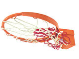 Adelinspor Solid Kancalı 45 cm Yaylı Basketbol Çemberi 