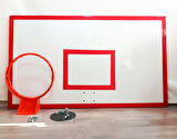 Basketbol Panya Seti Sabit Çember 105*180 18 mm MDF Ahşap 