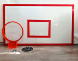 Basketbol Panya Seti Sabit Çember 105*180 18 mm MDF Ahşap 