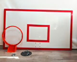 Basketbol Panya Seti Sabit Çember 105*180 18 mm MDF Ahşap 