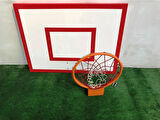Basketbol Panya Seti Sabit Çember 90*120 18 mm MDF Ahşap Panya