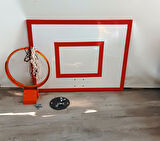 Basketbol Panya Seti Yaylı Çember 90*120 18 mm MDF Ahşap Panya