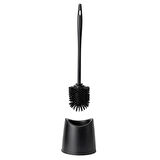 Porsima SB-776 Silikon Wc Tuvalet Banyo Fırçası Klozet Fırçası Siyah