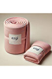Tek Kişilik 100 x200 Pembe Ranforce Lastikli Çarşaf ve Yastık Kılıfı