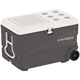 IcePeak CoolCraft 80 Tekerlekli Buzluk 75.2 Litre Antrasit