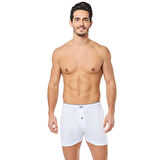 Tutku Erkek Penye Düğmeli Düz Boxer 0117