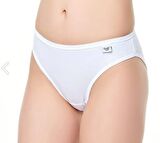 Tutku 12 'li Elastan Düz Bayan Bikini Külot 0715