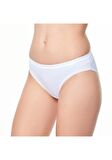 Tutku 12 'li Bayan Suyolu Bikini Külot Beyaz