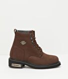 Dark Brown Hakiki Deri Kadın Bot & Bootie HD0777009603