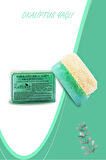 Doğal Kabak Lifli Okaliptus Yağlı Sabun Nemlendirici Peeling Etkili Arındırıcı Okaliptus Soap 130 Gr